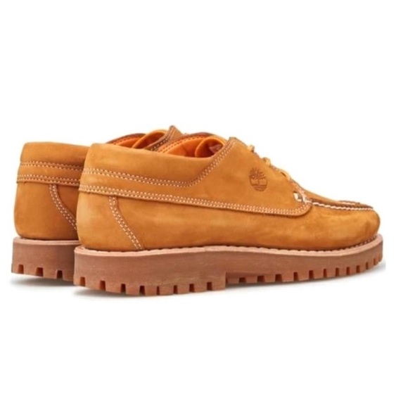 TIMBERLAND • Jackson’s Landing Oxford Wheat Nubuck Loafers MocToe Shoes - Picture 4 of 8